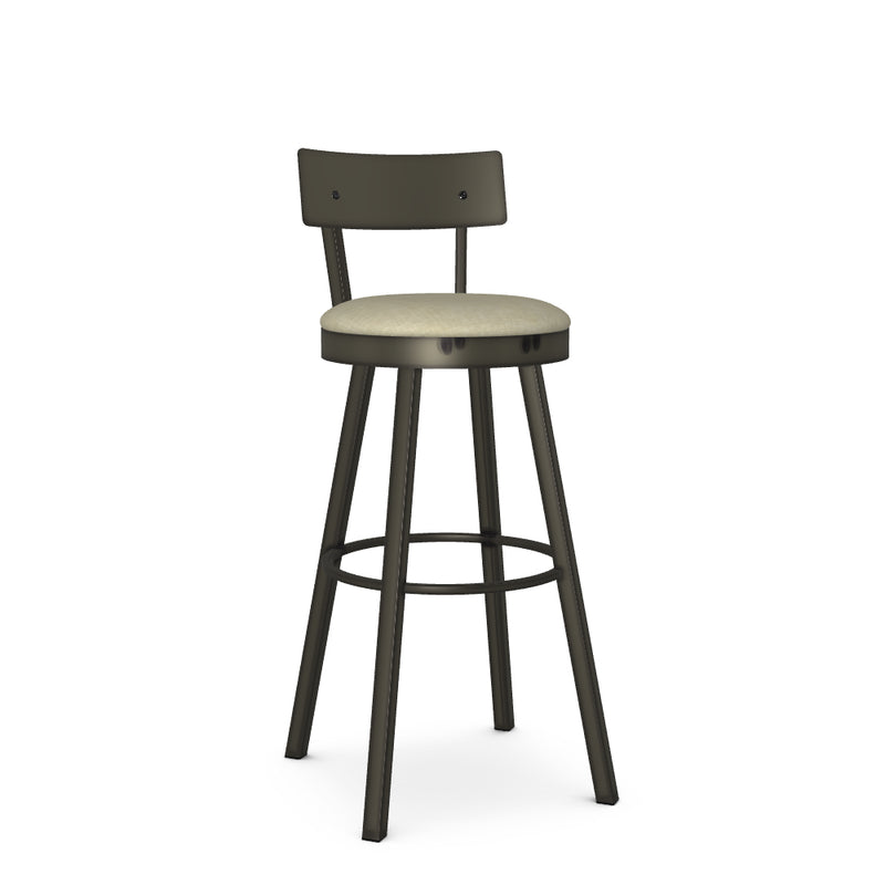 Lauren Spectator Stool - Material Seat/Metal Back - The Great Escape