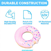 Pink Donut Inflatable Ring - The Great Escape