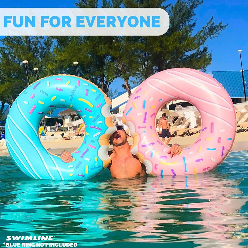 Pink Donut Inflatable Ring - The Great Escape