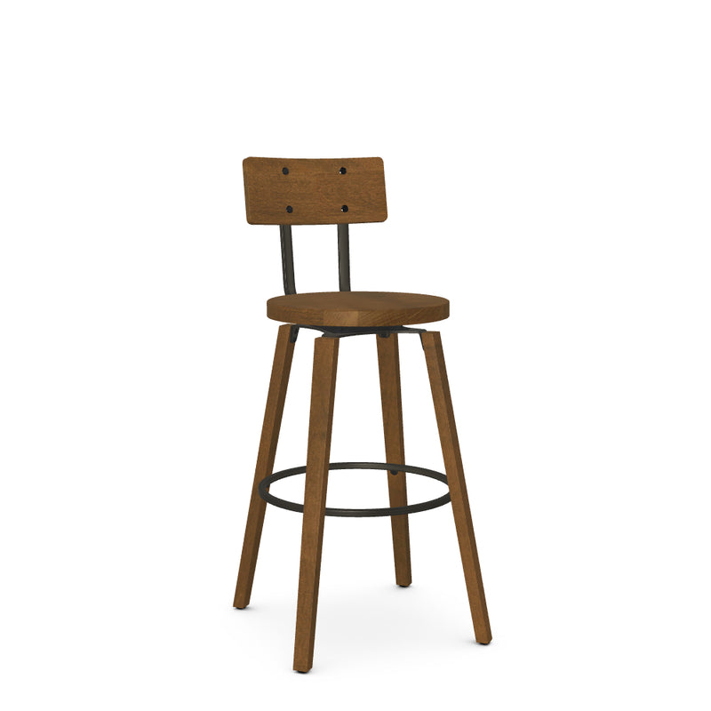 Esteban Barstool - Wood Seat - The Great Escape
