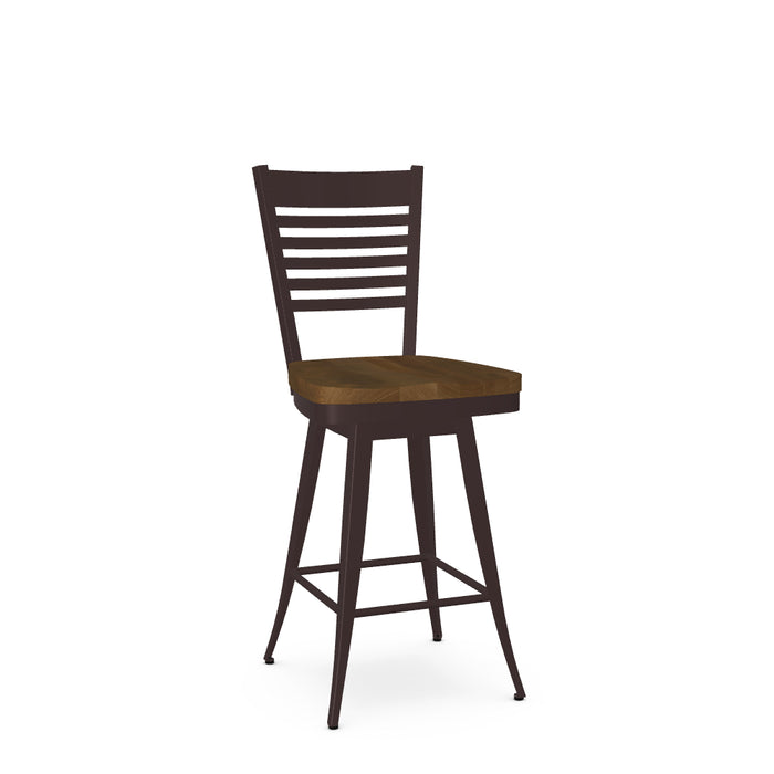 Edwin Counter Stool - Wood Seat