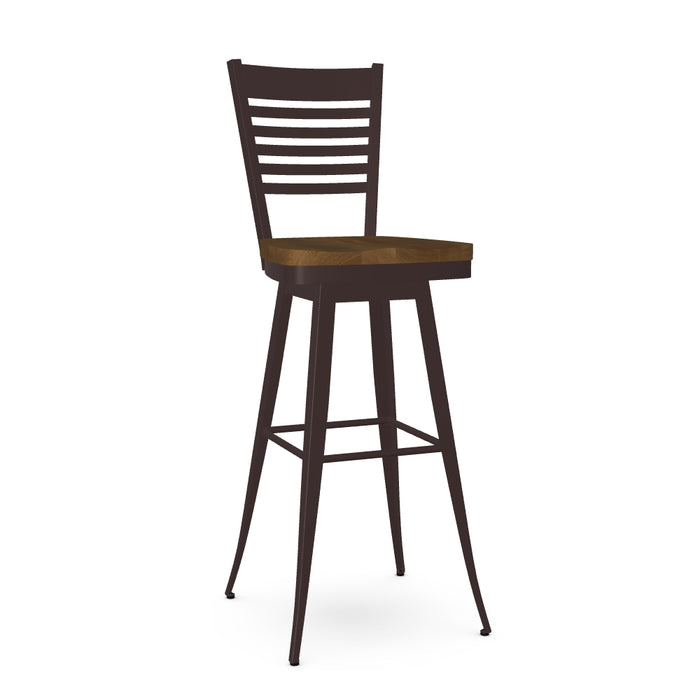 Edwin Spectator Stool - Wood Seat