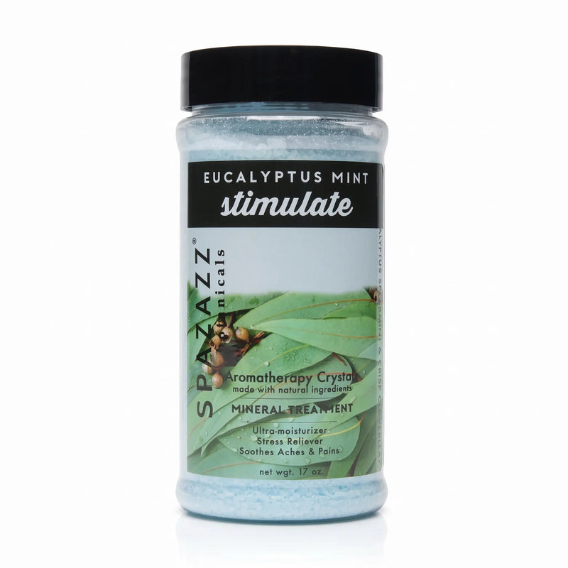 17 oz. Of Spazazz Eucalyptus Mint Stimulate Crystals - The Great Escape