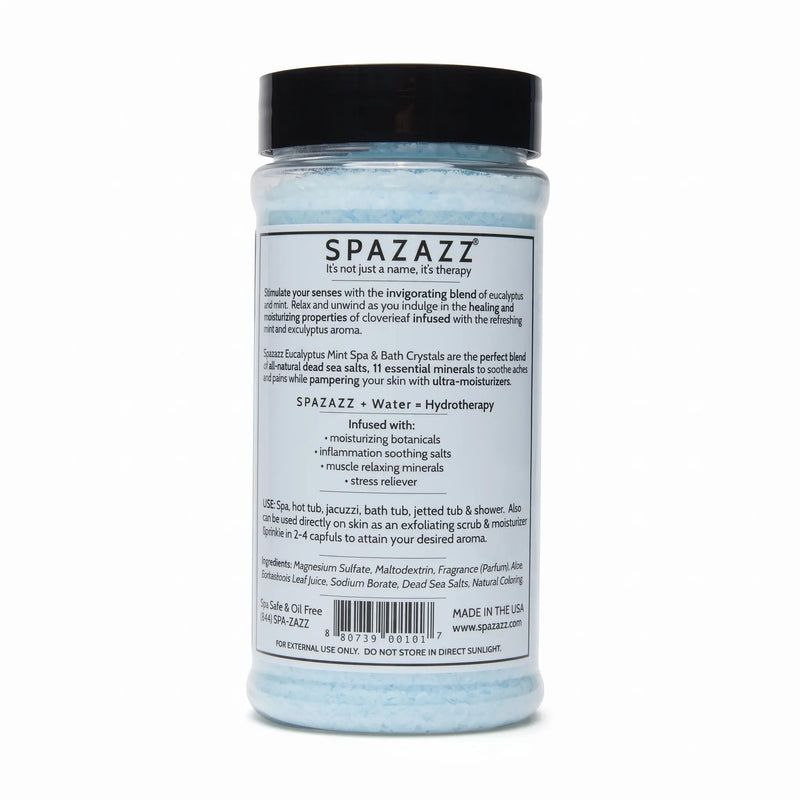 17 oz. Of Spazazz Eucalyptus Mint Stimulate Crystals - The Great Escape