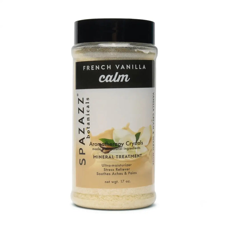 17 oz. Of Spazazz French Vanilla Calm Crystals - The Great Escape