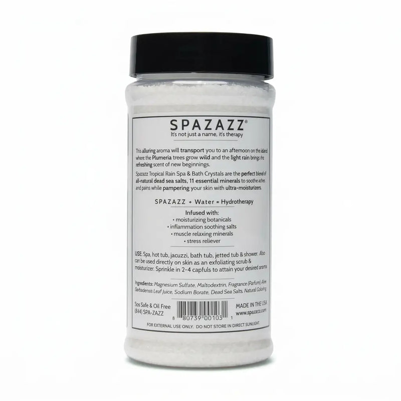 17 oz. Of Spazazz Tropical Rain Revitalize Crystals - The Great Escape