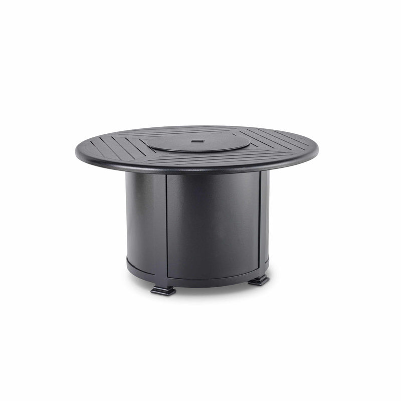 42" Ebony Fire Table W/ Lid - The Great Escape