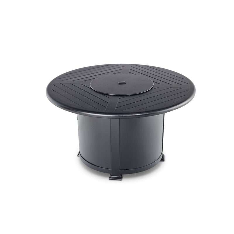 42" Ebony Fire Table W/ Lid - The Great Escape