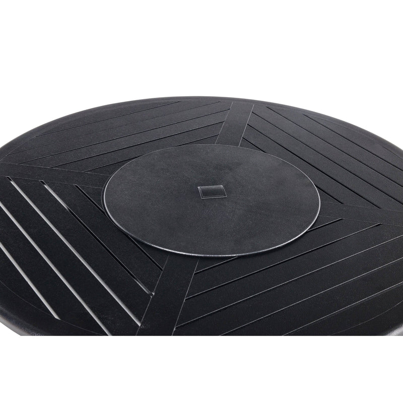 42" Ebony Fire Table W/ Lid - The Great Escape