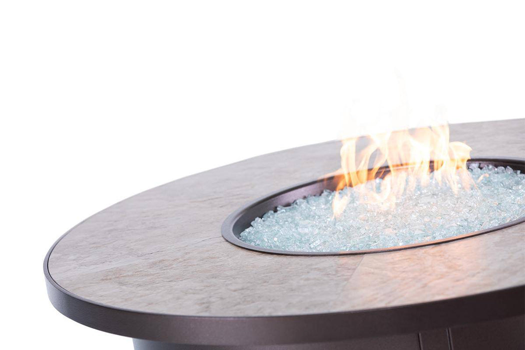 42" Santorini Graphite Fire Table - The Great Escape