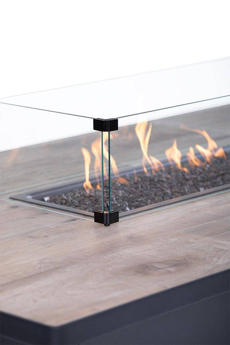 42" X 72" Urban Counter Height Fire Table W/ Lid - The Great Escape