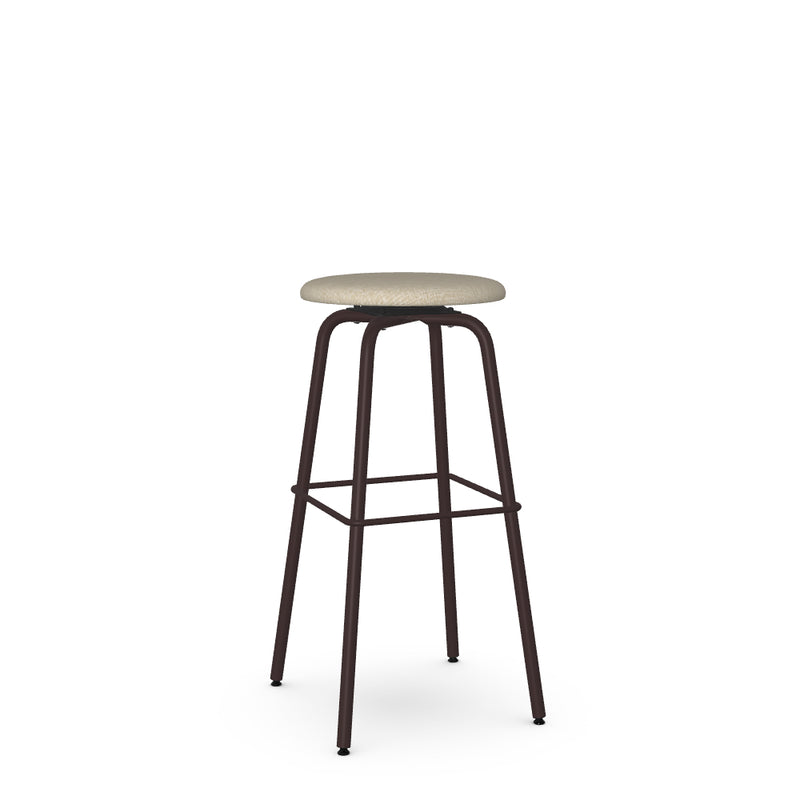 Button Backless Spectator Stool - Material Seat - The Great Escape