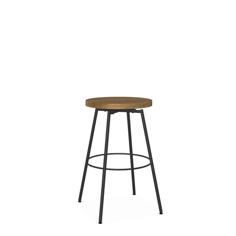 Costa Backless Barstool - Wood Seat - The Great Escape