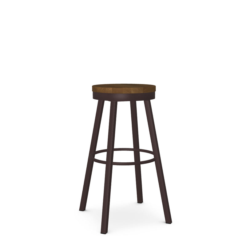 Connor Backless Spectator Stool - Wood Seat - The Great Escape