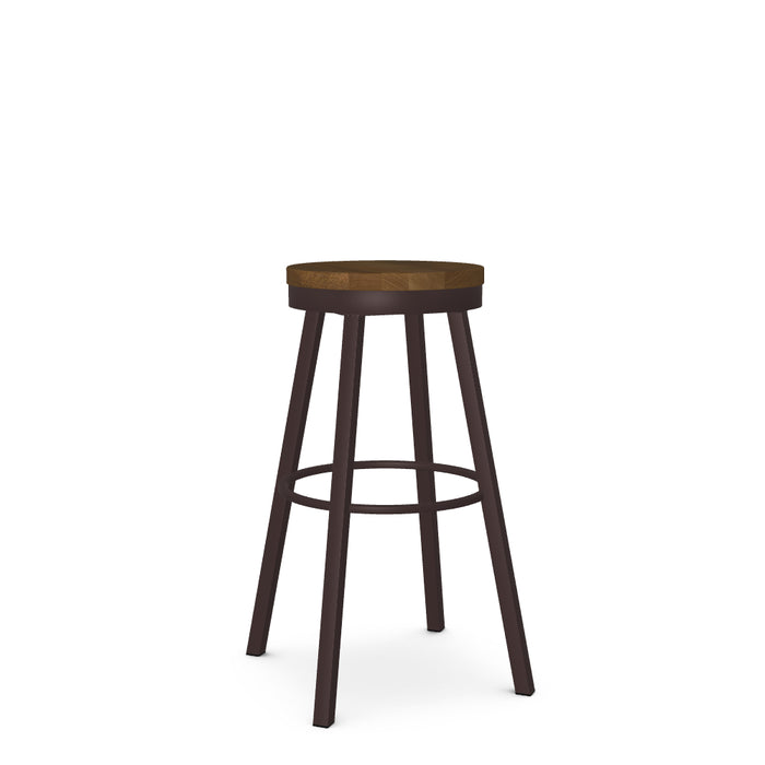 Connor Backless Spectator Stool - Wood Seat