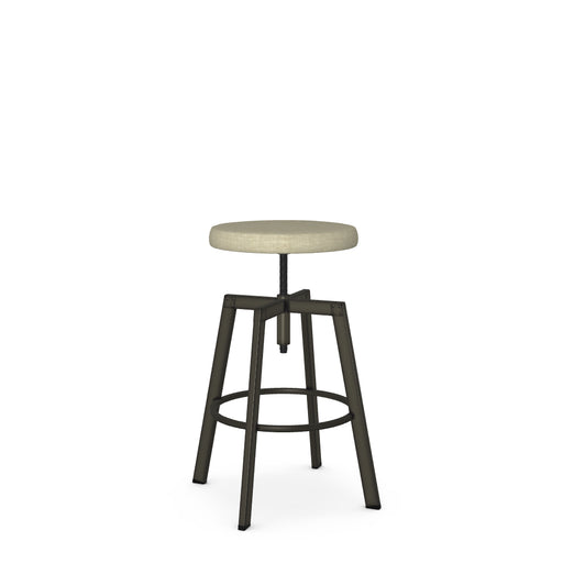 Architect Adjustable Backless Stool - Material Seat - The Great Escape