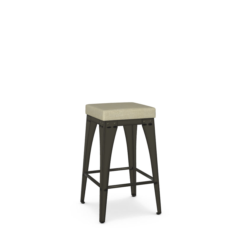 Upright Backless Counter Stool - Material Seat - The Great Escape