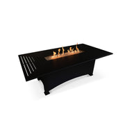 44" X 84" Farnham Ebony Fire Dining Table - The Great Escape