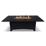 44" X 84" Farnham Ebony Fire Dining Table - The Great Escape