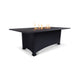 44" X 84" Farnham Ebony Fire Dining Table - The Great Escape