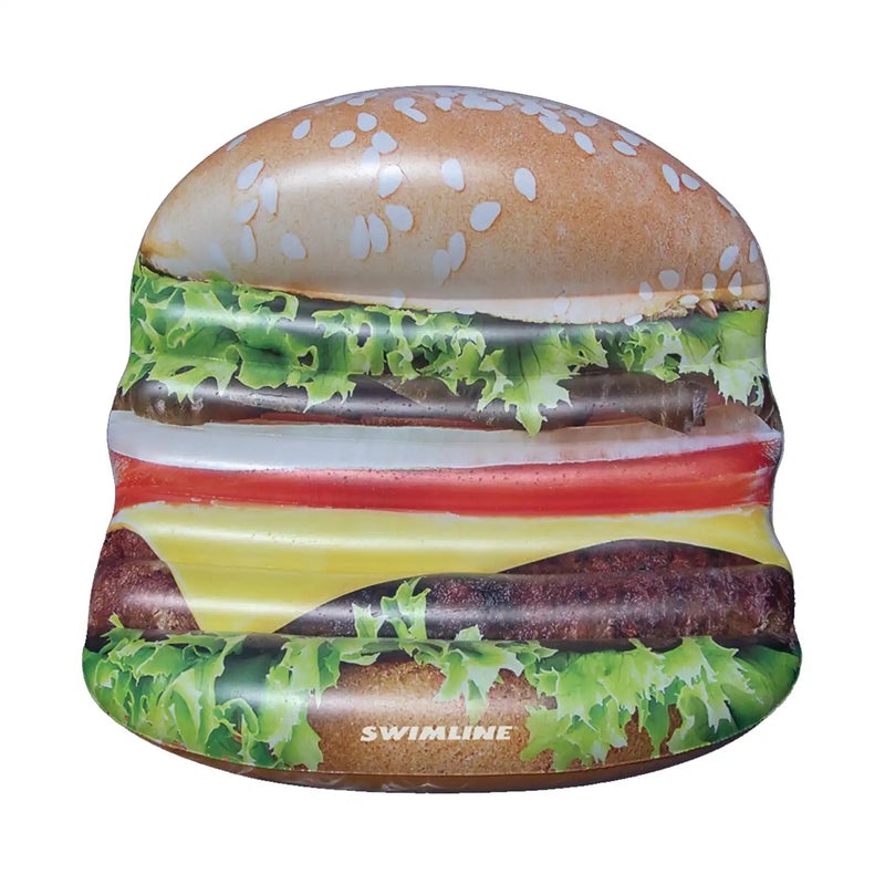 Cheeseburger Island Inflatable Mattress - The Great Escape
