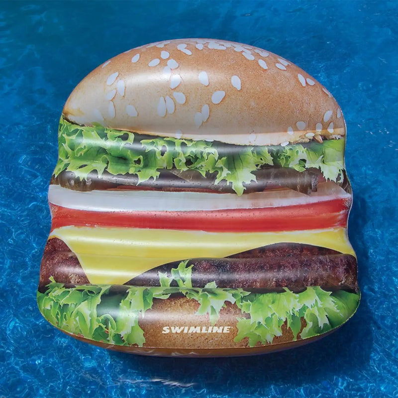 Cheeseburger Island Inflatable Mattress - The Great Escape