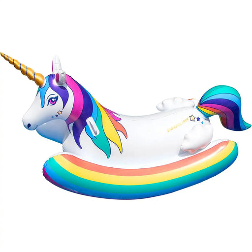 Unicorn Rocker Inflatable Ride On - The Great Escape
