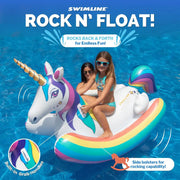 Unicorn Rocker Inflatable Ride On - The Great Escape