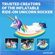 Unicorn Rocker Inflatable Ride On - The Great Escape