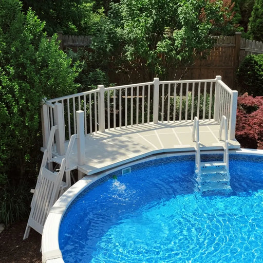 5'x13.5' Resin Fan Pool Deck - The Great Escape