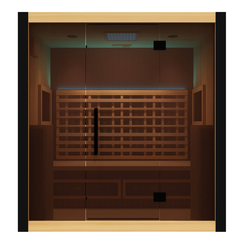 4 Person Radia Infrared Sauna/Red Light Therapy With Bluetooth - The Great Escape