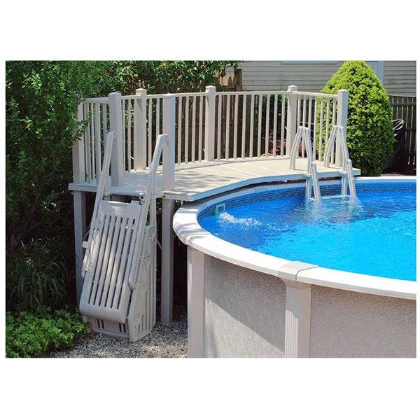 5'x13.5' Resin Fan Pool Deck - The Great Escape