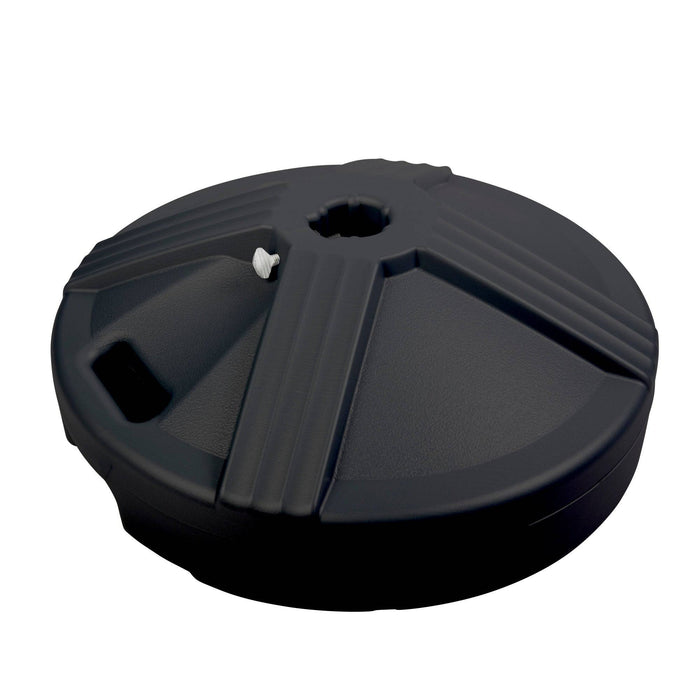 50LB Cement Filled Resin Umbrella Base - Black - The Great Escape