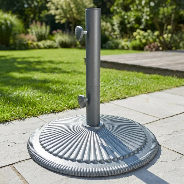 50 lb patio umbrella stand Treasure Garden Classic Market Base Satin Black Cast Iron, Fits 1.5 Inch Poles : Patio, Lawn & Garden standing umbrellas Cast Iron 50Lb Umbrella Base