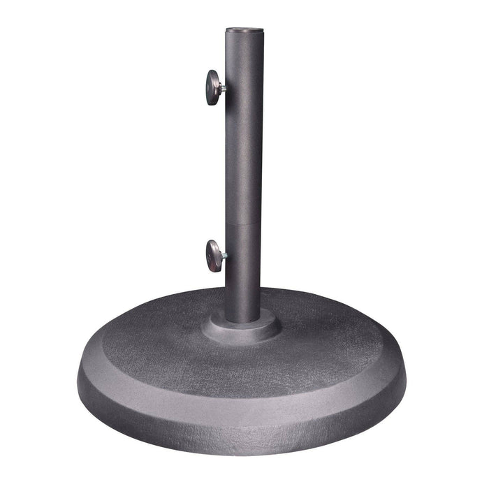 50LB Designer Cast Aluminum Umbrella Base - Antracite - The Great Escape