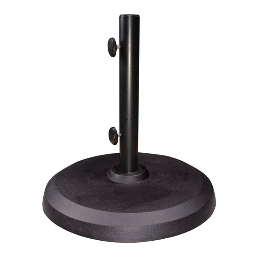 50LB Designer Cast Aluminum Umbrella Base - Black - The Great Escape