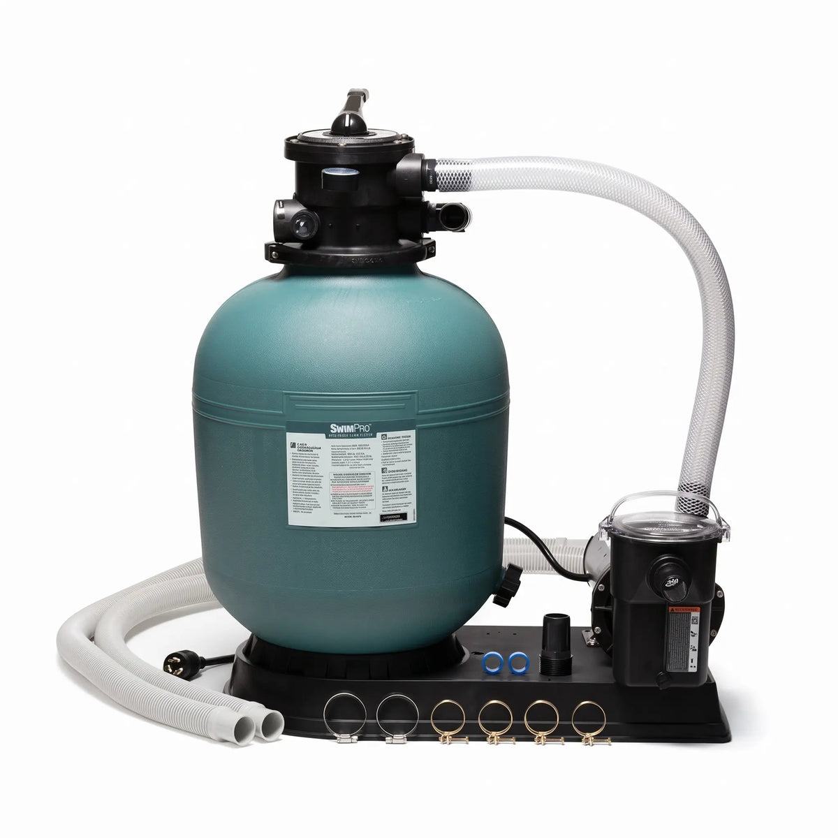 Swimpro 190T W/ 2.0 HP 2 SPD Twist Lock Pump, Base, Fittings