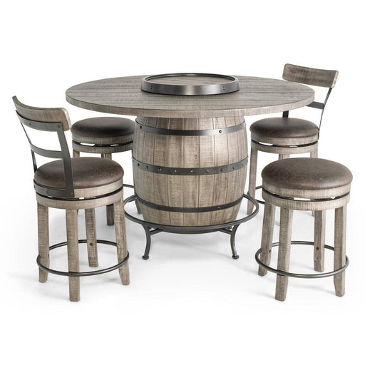 54" Kingston Barrel Table Group - The Great Escape