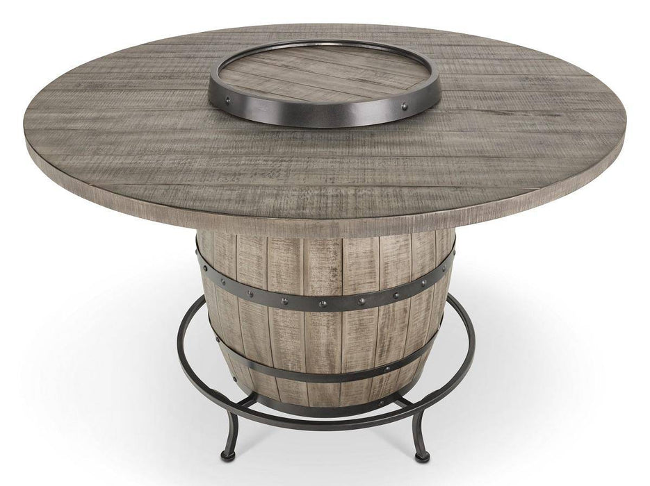 54" Kingston Barrel Table Group - The Great Escape