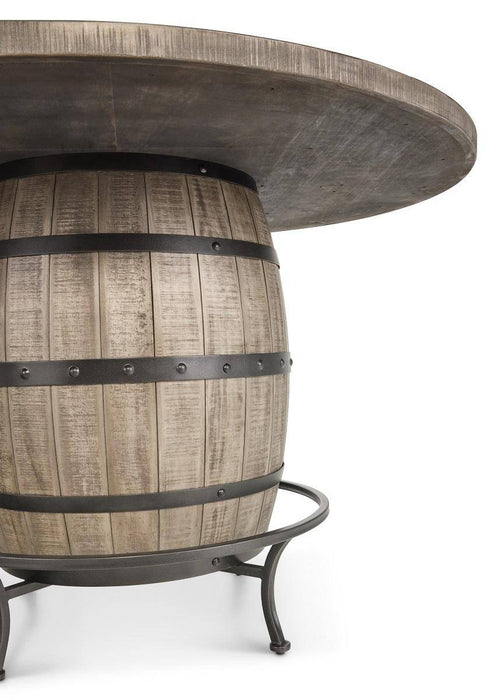 54" Kingston Barrel Table Group - The Great Escape