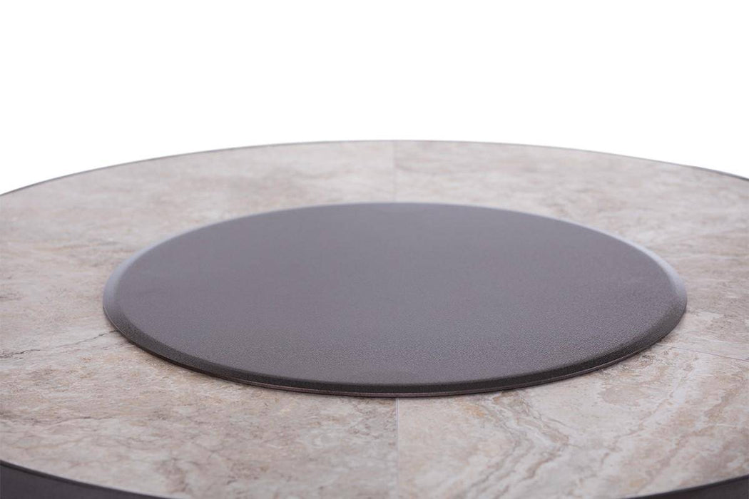 54" Santorini Graphite Fire Table - The Great Escape