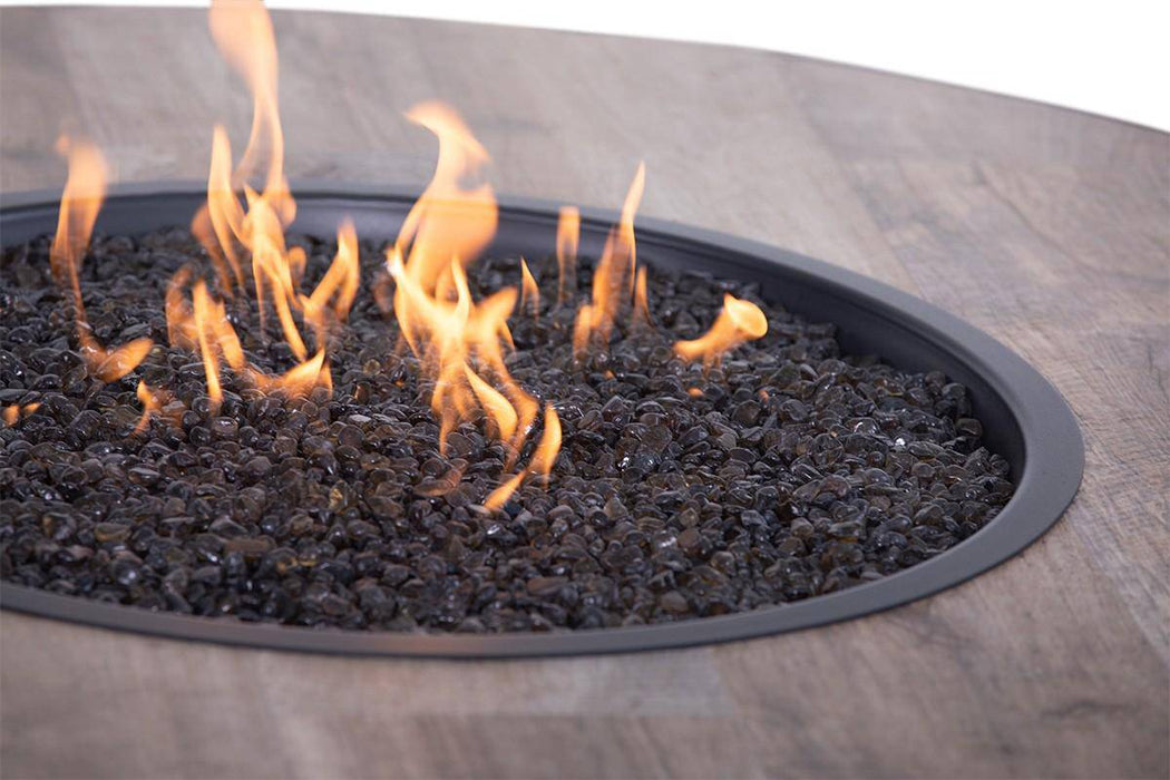 54" Santorini Graphite Fire Table - The Great Escape