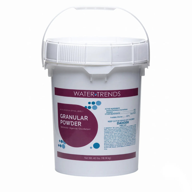 40 lbs. Of WATER TRENDS Premium Chlorinating Powder - The Great Escape