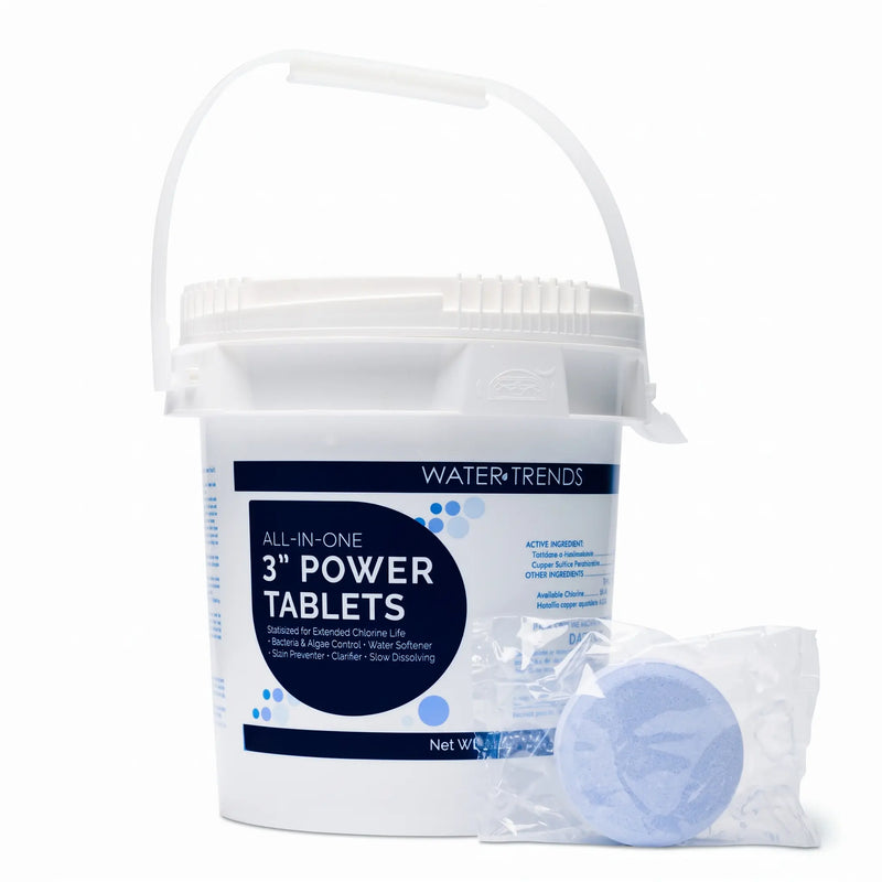 10 lbs. Of WATER TRENDS 6-in-1-3" Power Tabs - The Great Escape