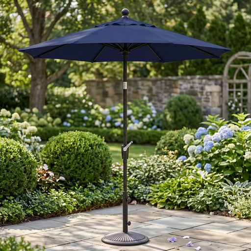6' Classic Umbrella - Navy - The Great Escape