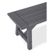 60 Grey Farmhouse Backless Bench - The Great Escape