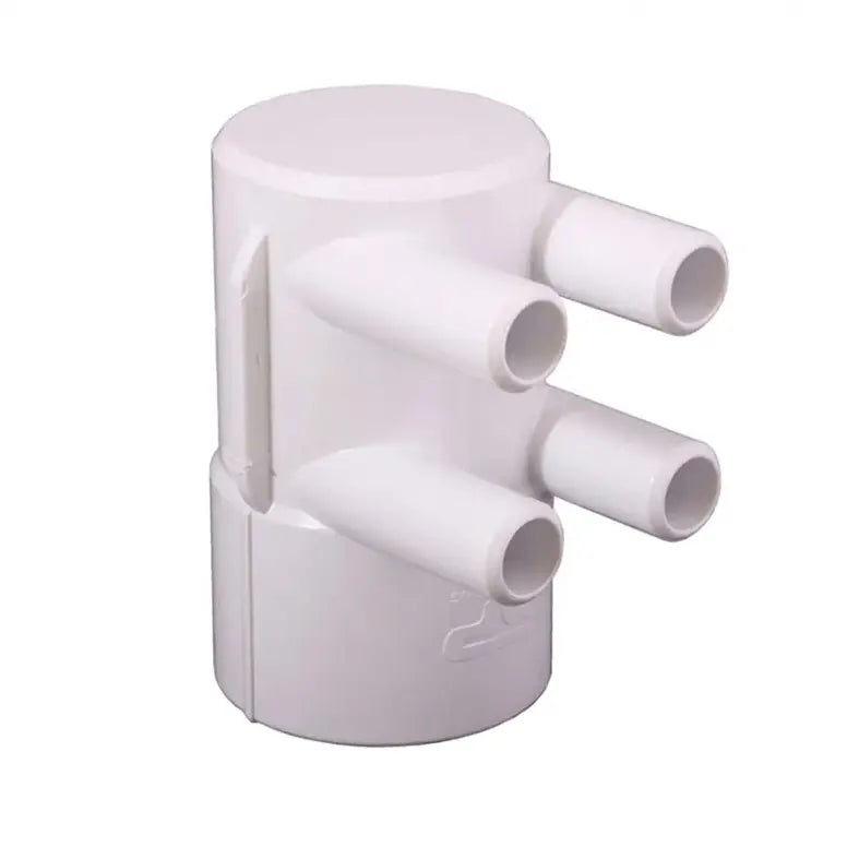 3/4" 4 Port Manifold with 2" Slip and Closed End - The Great Escape