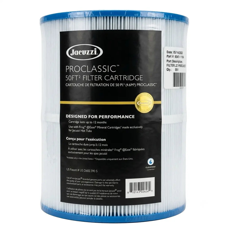 Jacuzzi® 50 Sq. Ft. ProClassic™ Filter - The Great Escape