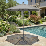 7.5' Classic Umbrella - Charcoal - The Great Escape
