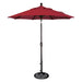 7.5' Classic Umbrella - Red - The Great Escape